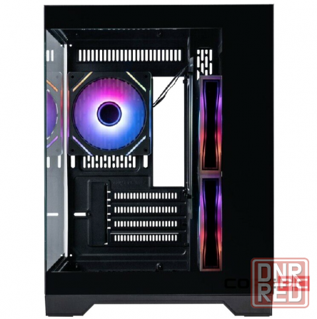 Корпус 1stplayer Megaview Mv5-Tp Argb Black (Mv5-Tp-Bk-2fc7r-1fc7) / Matx / 3x120mm Argb Fans (арт-5 Макеевка - изображение 4