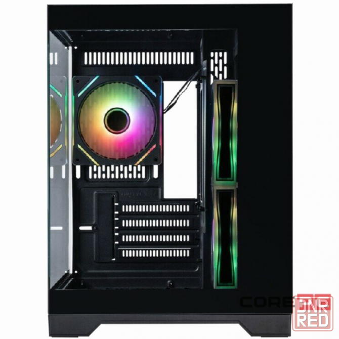 Корпус 1stplayer Megaview Mv5-Tp Argb Black (Mv5-Tp-Bk-2fc7r-1fc7) / Matx / 3x120mm Argb Fans (арт-5 Макеевка - изображение 2