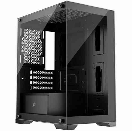 Корпус 1stplayer Miku Mi2 Black (Mi2-Bk-3f1) / Matx / 3x120mm Led Fans (арт-6033) Макеевка