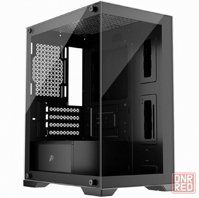 Корпус 1stplayer Miku Mi2 Black (Mi2-Bk-3f1) / Matx / 3x120mm Led Fans (арт-6033) Макеевка - изображение 1