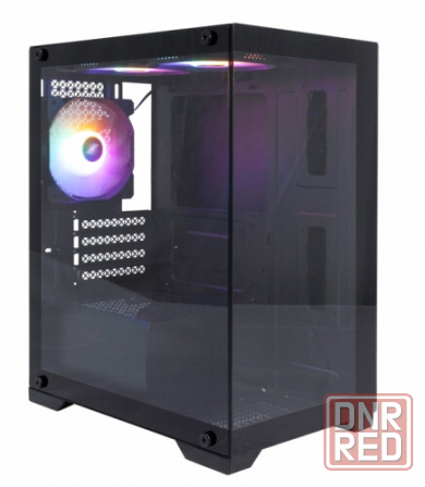 Корпус 1stplayer Miku Mi2 Black (Mi2-Bk-3f1) / Matx / 3x120mm Led Fans (арт-6033) Макеевка - изображение 4