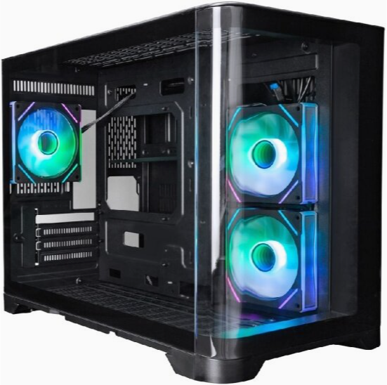 Корпус 1stplayer Uview Uv6 Argb, черный (Uv6-Bk-2fc7r-1fc7) (арт-8959) Макеевка