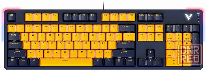 Клавиатура Rapoo V500pro-2024 Yellow/Blue (V500pro-2024/13150) (арт-6263) Макеевка - изображение 2
