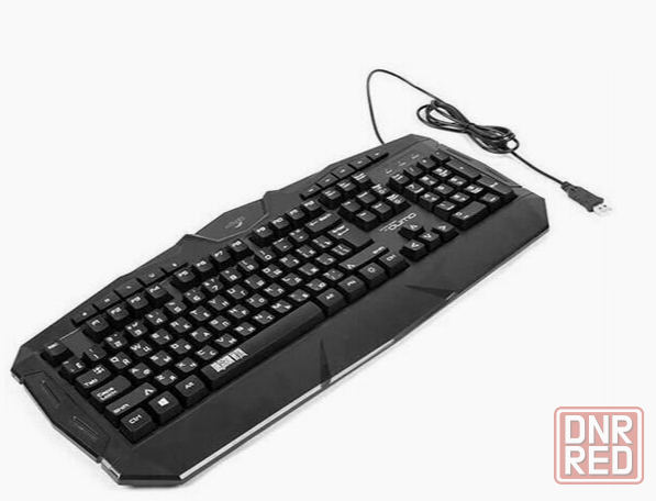 Игровая клавиатура Qumo Twins K68, с двумя накладками разного цвета, проводная, 104 клавиши, кнопка Макеевка - изображение 2