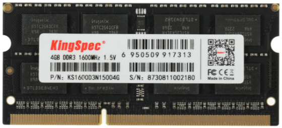 Оперативная память So-Dimm Ddr3 Kingspec Ks1600d3n15004g - 4гб 1600мгц (арт-5848) Макеевка