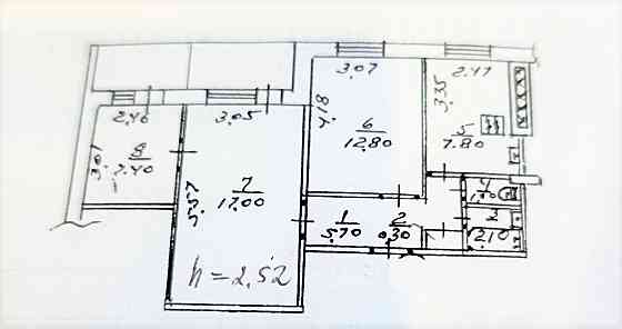 Отличная 3-х комн. квартира с водой, пр. Ленинский/Цирк. Донецк