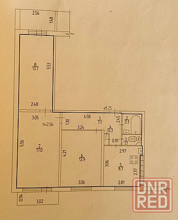 Продажа 3к.кв по ул.Прожекторная ( ор-р Молоко) Донецк - изображение 9