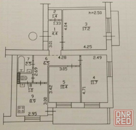 Продам 3к.кв Пролетарский р-он, ор-р Бристаун Донецк - изображение 9