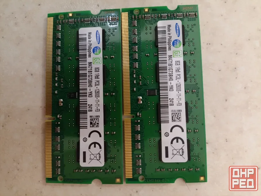 Оперативная память 2х8Gb DDR3L Макеевка - изображение 1