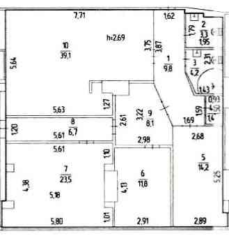 Продажа офиса Центавр Плаза проспект Мира Донецк