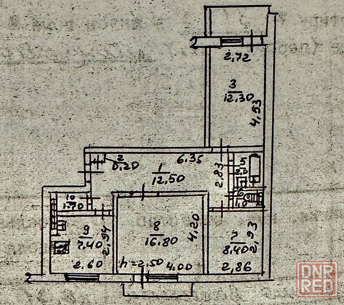 Продажа 3к.кв по ул.Моцарта (ор-р м-н Мир) Донецк - изображение 10