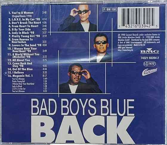 CD диск BAD BOYS BLUE - Back - Донецк