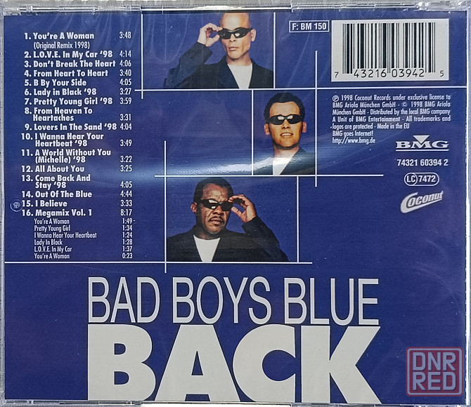CD диск BAD BOYS BLUE - Back - Донецк - изображение 2