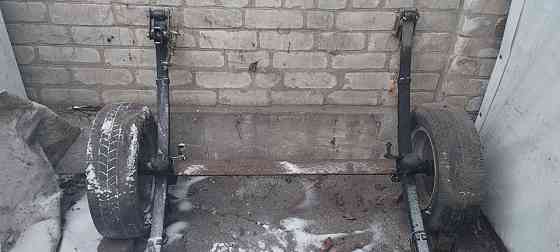 Прицеп ось с ресорами колёсами r13 Донецк