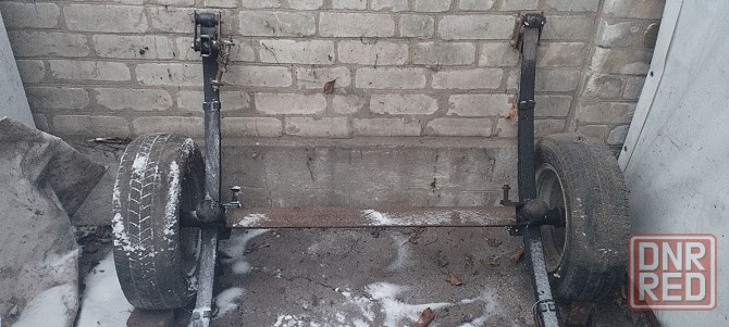 Прицеп ось с ресорами колёсами r13 Донецк - изображение 1