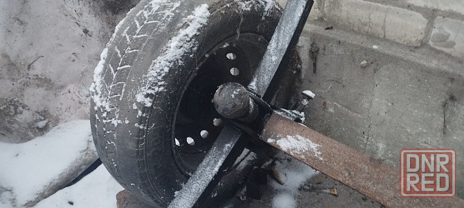 Прицеп ось с ресорами колёсами r13 Донецк - изображение 2