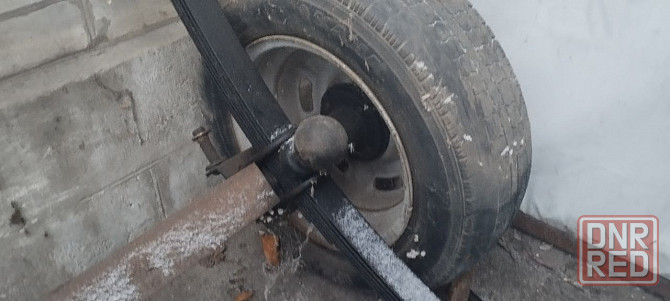 Прицеп ось с ресорами колёсами r13 Донецк - изображение 3