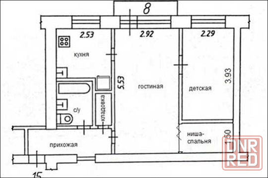 Продам 2 к. Макеевка по улице Ленина остановка 3/5 Макеевка - изображение 1