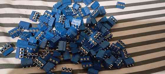 Клеммник 3-контактный, 5мм. цена за всё. Донецк