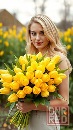 Тюльпаны оптом в Донецке: Купить по лучшей цене в компании «Тюльпаны Крыма» к 8 марта Донецк - изображение 1