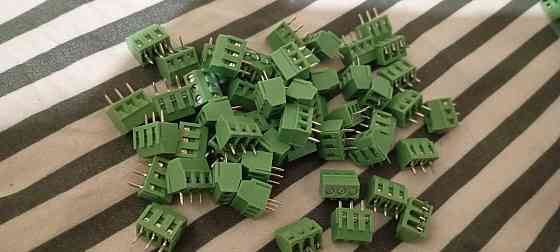 Клеммники. 3 контакта, 3.5 мм. Цена за всё. Донецк