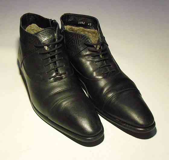 Зимние кожаные полуботинки Angelo Ruffo Донецк