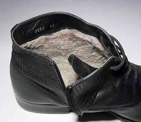 Зимние кожаные полуботинки Angelo Ruffo Донецк