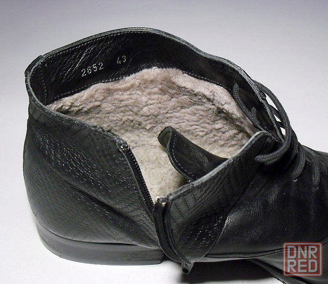 Зимние кожаные полуботинки Angelo Ruffo Донецк - изображение 4