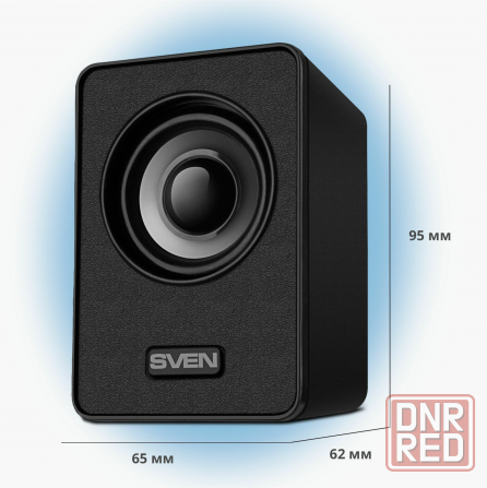 Колонки Sven 135, 2.0, черный [Sv-020231] (арт-4210) Донецк - изображение 4