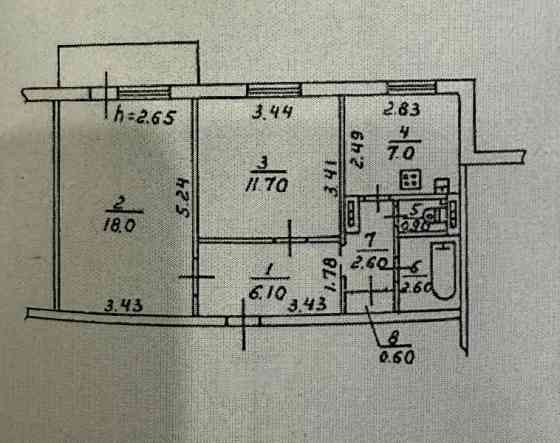 Продаю 2-х комнатную квартиру в Киевском районе, ул. Савченко, Гладковка Донецк