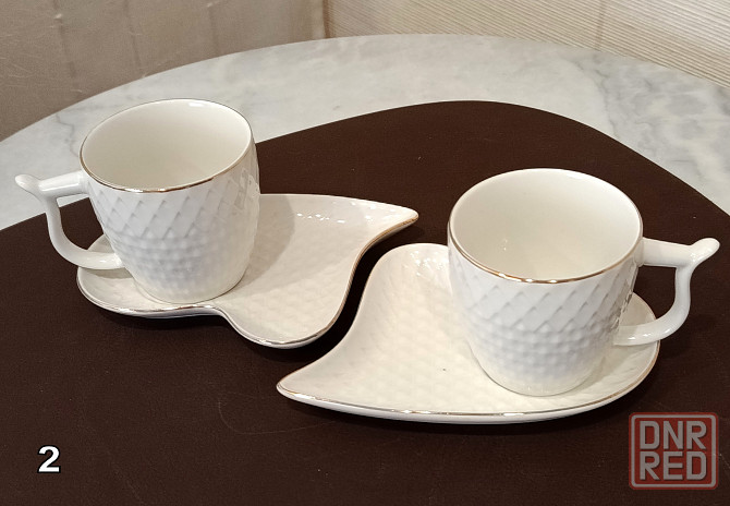 Набор чашек для чая, кофе из коллекции чайно-столовой посуды, "Коралл". Донецк - изображение 5