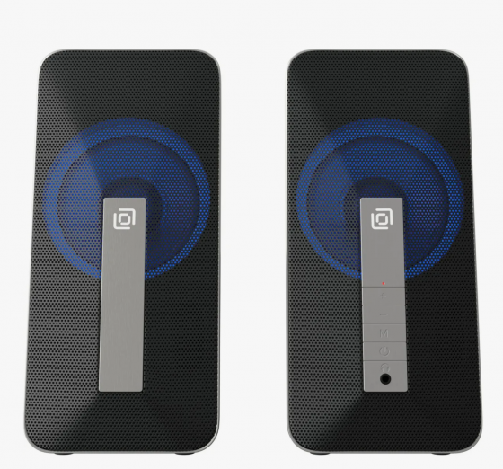 Колонки Bluetooth Oklick Ok-130, 2.0, Rgb-подстветка, черный (1458495) (арт-9748) Донецк