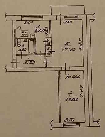 2-х комнатная квартира на Набережной. Донецк