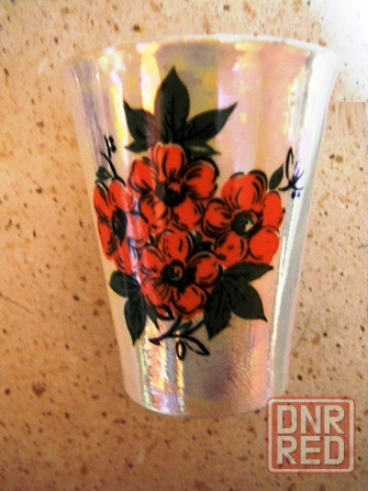 Стакан. перламутр. фарфор. фаянс. ссср Макеевка - изображение 1