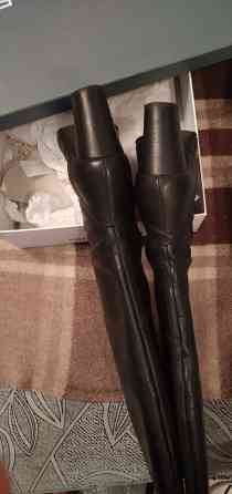 Сапоги демисезонные 38 размер. Натуральная кожа. Донецк