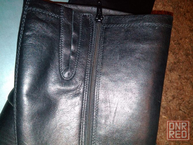 Сапоги демисезонные 38 размер. Натуральная кожа. Донецк - изображение 2