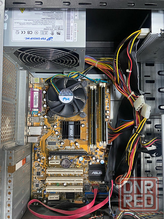 Компьютер мат плата Asus p5ld2 se ddr2 3gb core 2 duo 6300 350w корпус без накопителя и видеокарты Донецк - изображение 2