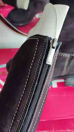 Сапоги женские нубук 37 размер полнота G Донецк