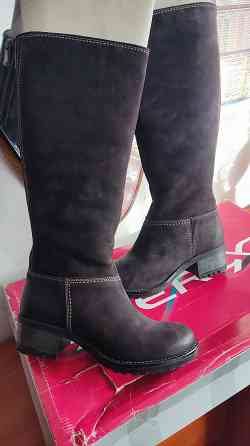 Сапоги женские нубук 37 размер полнота G Донецк