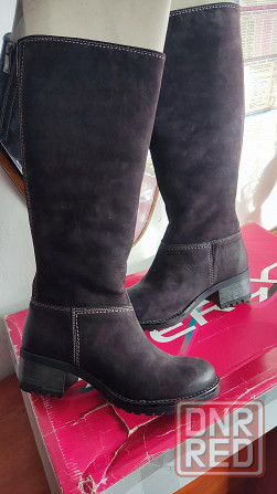 Сапоги женские нубук 37 размер полнота G Донецк - изображение 1