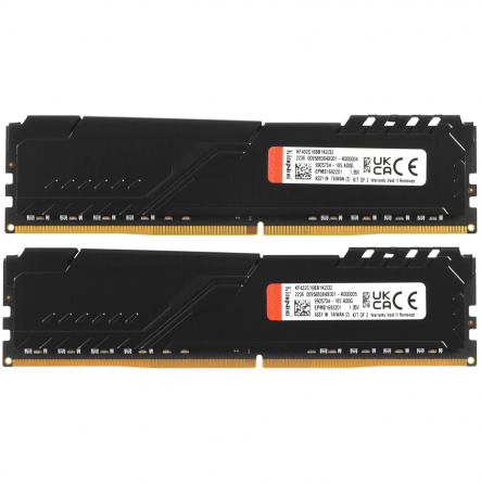 Оперативная память Kingston Kf432c16bb1k2/32wp, 32gb (2x16gb) 3200mt/S Ddr4 Cl16 Dimm, черный (арт-9 Макеевка