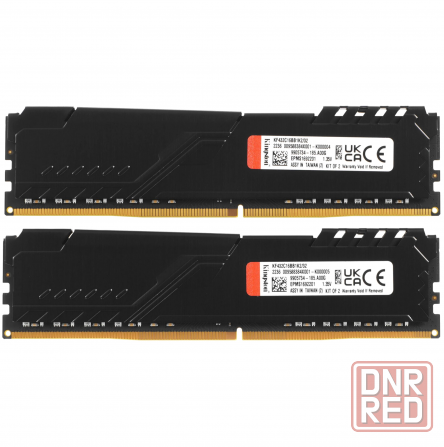 Оперативная память Kingston Kf432c16bb1k2/32wp, 32gb (2x16gb) 3200mt/S Ddr4 Cl16 Dimm, черный (арт-9 Макеевка - изображение 2