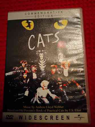 Кошки , мюзикл , на английском языке , видео на dvd-диске , Макеевка