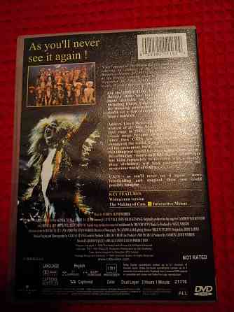 Кошки , мюзикл , на английском языке , видео на dvd-диске , Макеевка