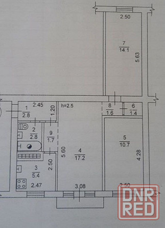 Продам 3к. квартиру,ресторан Какаду Донецк - изображение 7