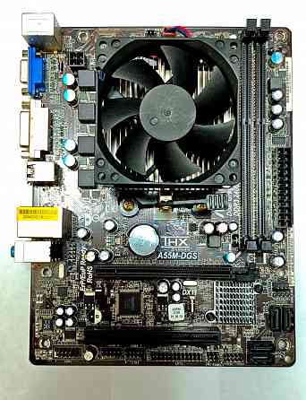 Комплект ASRock A55M-DGS + AMD A4-3400 Донецк