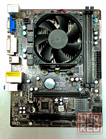 Комплект ASRock A55M-DGS + AMD A4-3400 Донецк - изображение 1