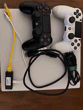 Ps4 Pro белая, прошитая hen 9.00,1TB Донецк