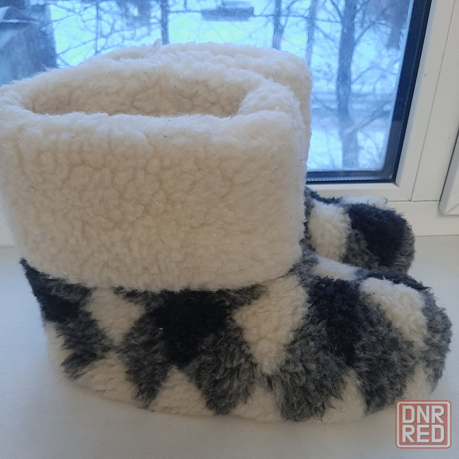 Продам чуни овечья шерсть Донецк - изображение 2