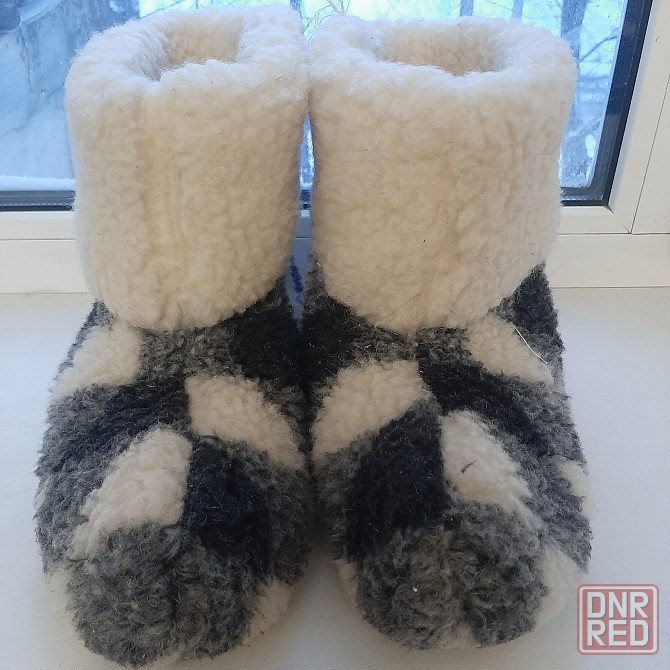 Продам чуни овечья шерсть Донецк - изображение 1